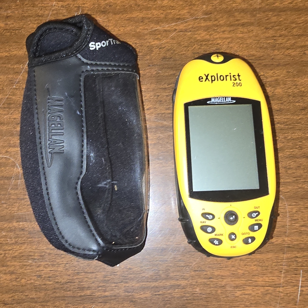 Magellan Outdoors Yellow GPS Device with Black Case